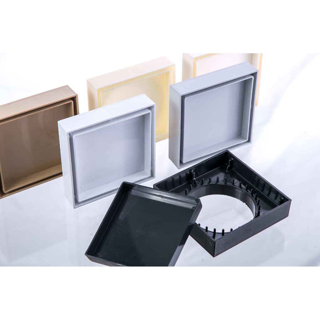 Ralo 13x13 cm Oculto Seca Piso Porcelanato Inteligente 5 cores