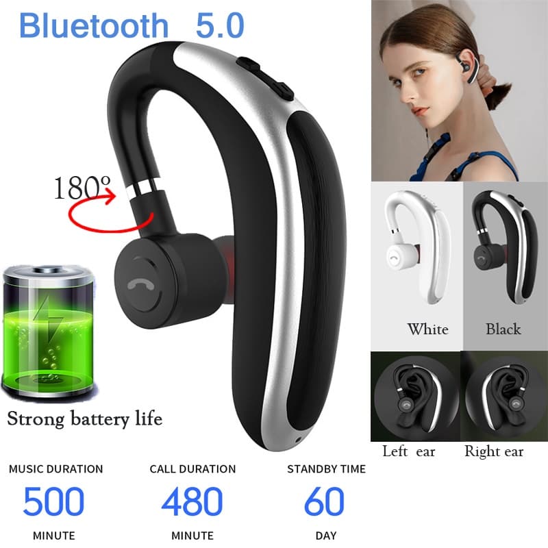 Fone De Ouvido Vaporlo Bluetooth Sem Fio Com Microfone À Prova D 'Água / Headset Para Jogos / Negócios