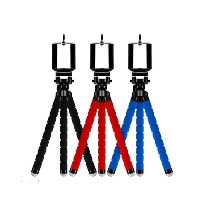 Mini Suporte Tripe De Mesa Escalavel Para Celular Gira 360º PARA CELULAR E CAMERA