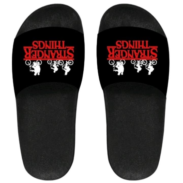 Chinelo Slide Stranger Things Estampa Leve