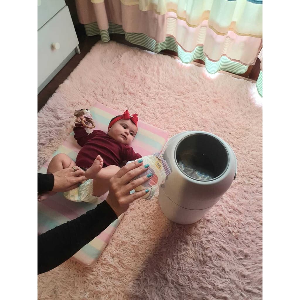 Lixeira 3 Em 1 Anti Odor  BabyMel Para Fraldas De Bebê lixo magico