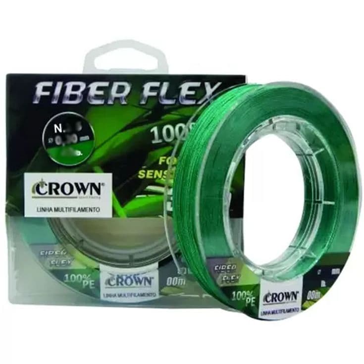 Linha Multi Fiber Flex 0,40Mm 100Mtr - Crown