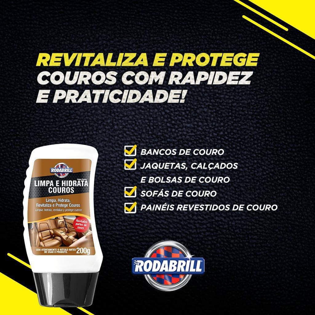Limpa E Hidrata Couro (200 Ml) - Rodabrill