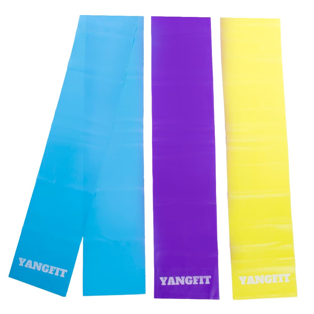 Kit Thera Band Faixa Elástica 3 Intensidade Yangfit