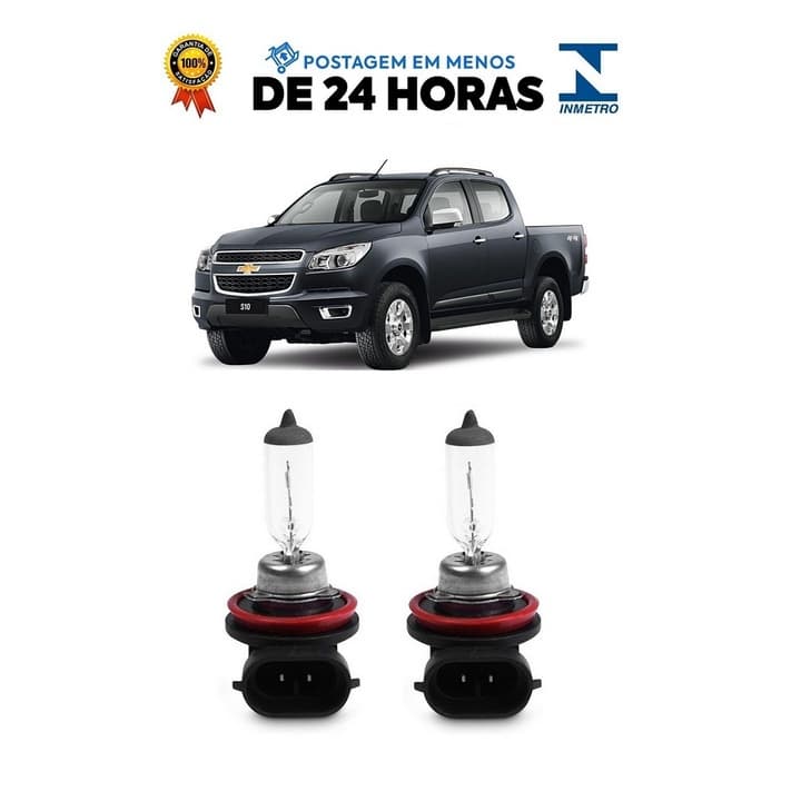 Par Lampada Farol de Milha S10 2013 2014 2015 2016 HB4