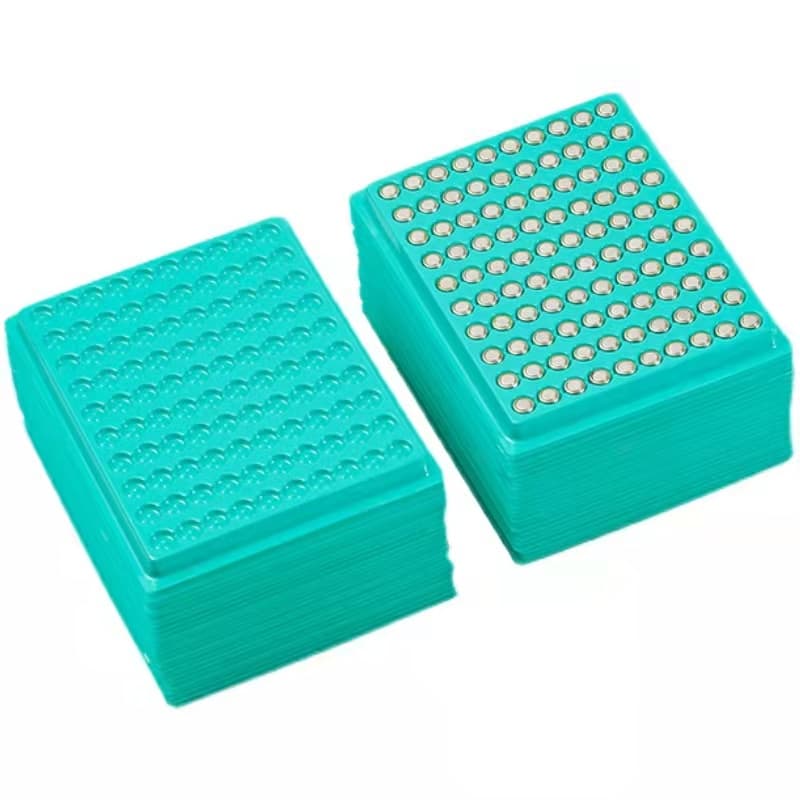Cartela com 100 Baterias Para Relógio Ag1 Sr621 Lr620 Ag1 Lr621 Lr60 364