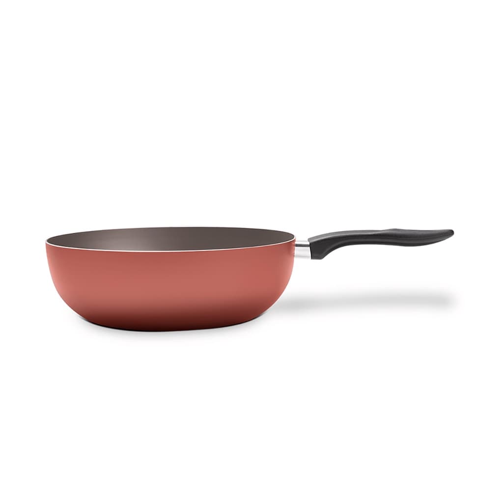 Wok Garlic 24cm Terracota Brinox
