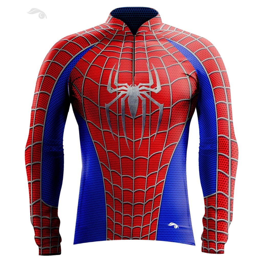 Camisa Roupa Herói Ciclismo Homem Aranha Personalizada ml
