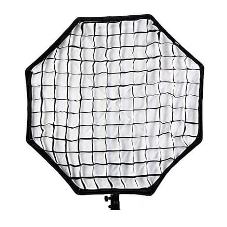 Sombrinha Octagonal Octabox Softbox Haze Com Grid/Colmeia - 80cm