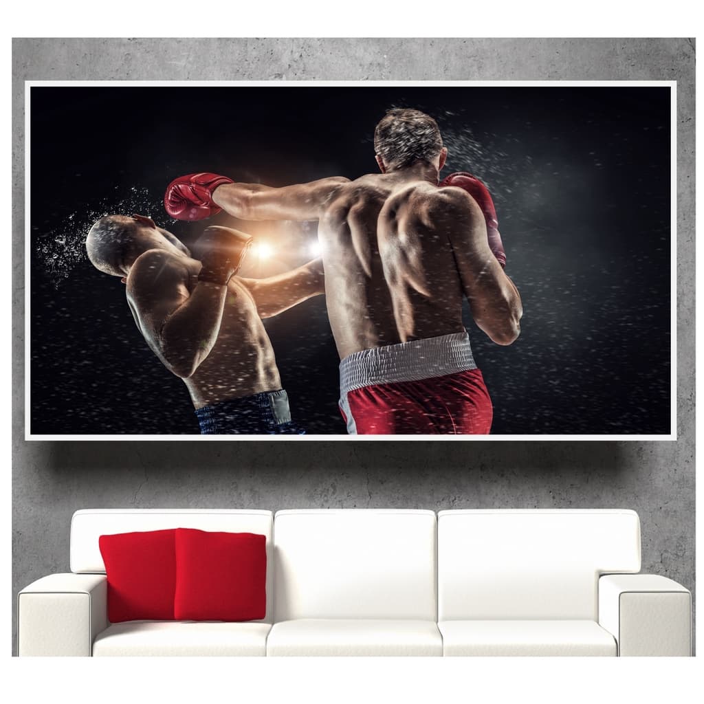 Adesivo Painel De Parede Para Academia De Luta Mma Boxe S255