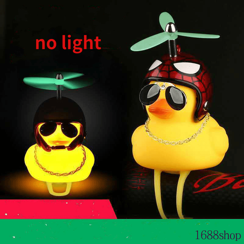 Patos Fofos De Borracha Para Motocicleta Com Remo Mini Patinho Pendurado Acessórios Bicicleta