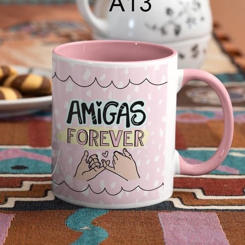 Caneca personalizada para amiga - Amigas Forever, Amizade Verdadeira, Amiga para o que der e vier, Melhores amigas, Best Friend