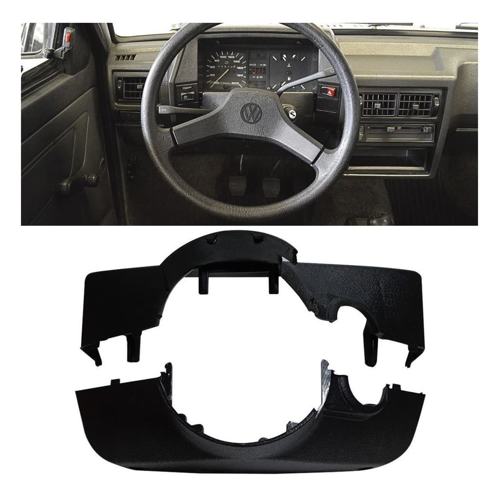 Capa moldura painel da chave de seta do Gol quadrado Voyage Parati Saveiro CL 88 89 90 91 92 93 94 95