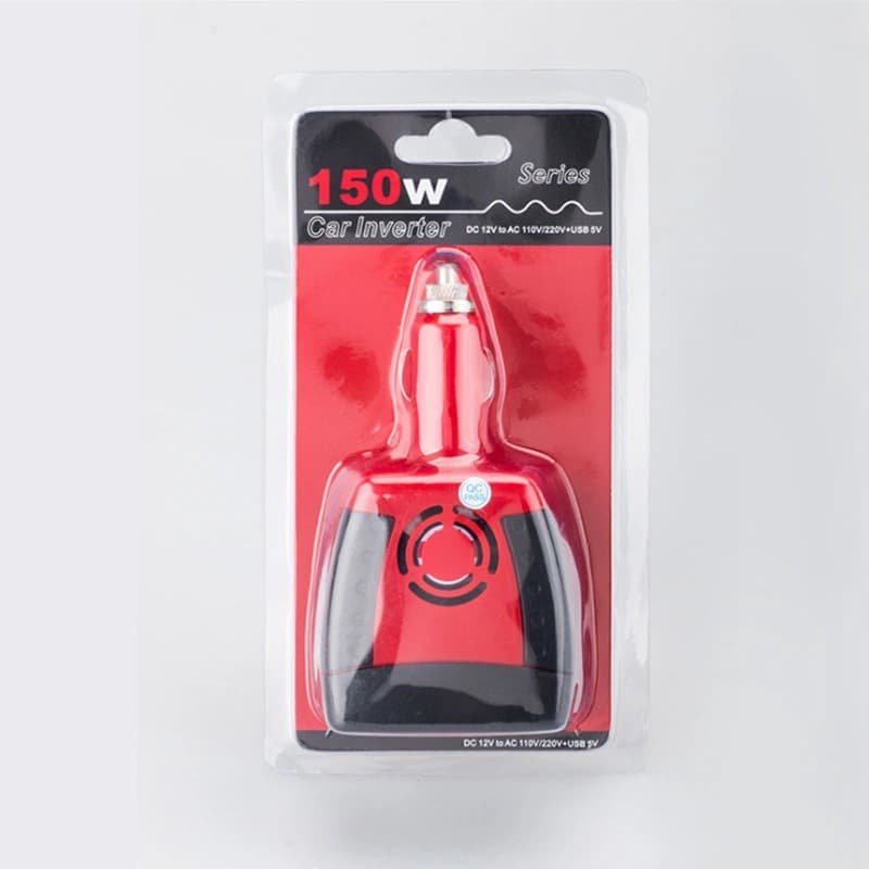 Inversor Conversor  USB para carros e motos de 12V para 110V ou 220V ate 150W (Rfe:M22-A)