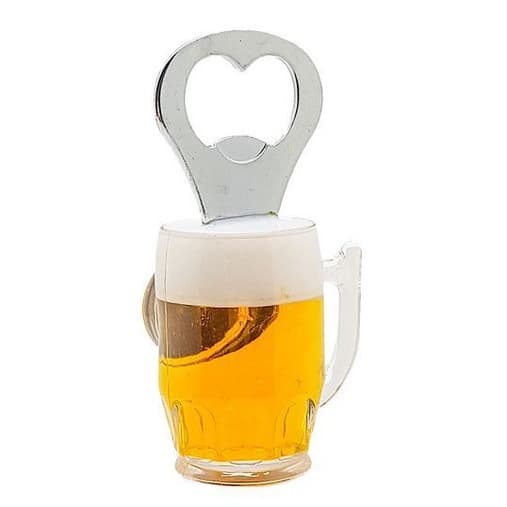 1 Abridor De Cerveja Com Imã Formato De Cerveja