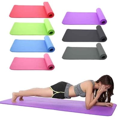 Tapete Colchonete Yoga 60x175 Pilates Fitness Ginastica Exercício Treino Academia Cores Variadas.