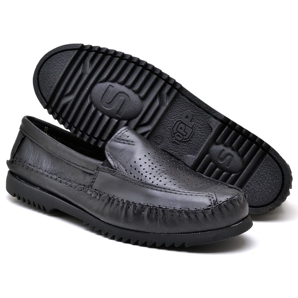 1 Mocassim De Couro Legitimo e Confortável