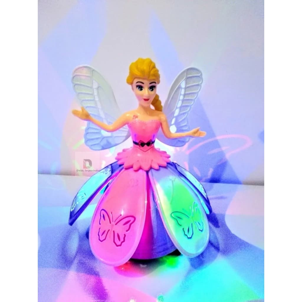 Boneca Fronze Small Angel Dança Canta Iluminação Loira