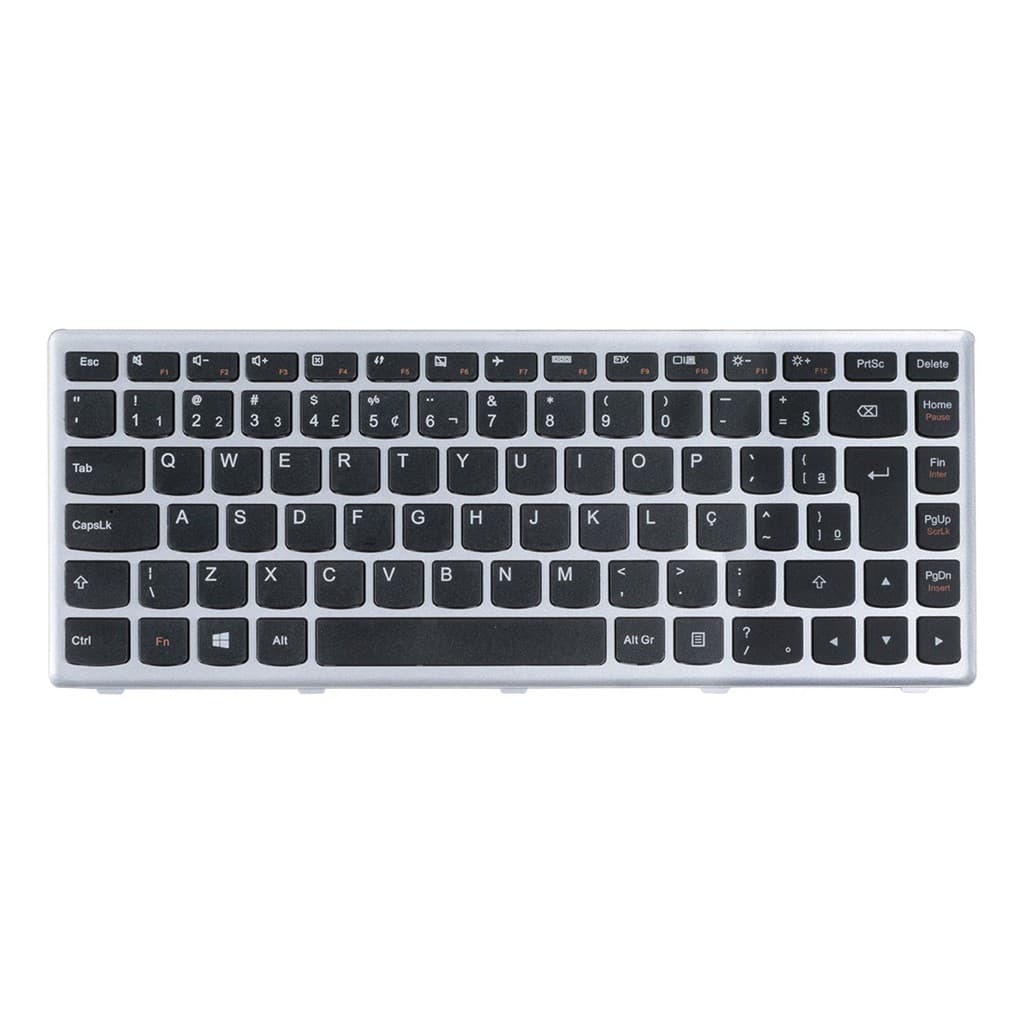 Teclado Para Ultrabook 2 Em 1 Lenovo Flex 14 80c4 Abnt2 Br