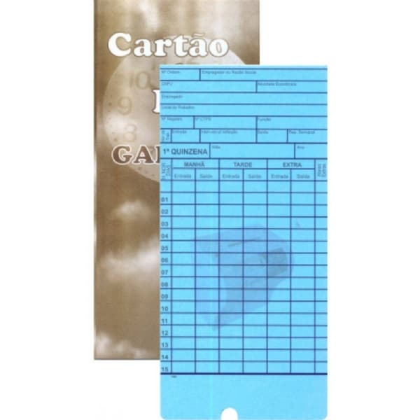 Cartão de ponto tbp tecnibra 50 unid