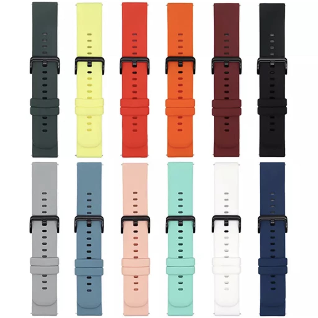 Pulseira Dois Fecho p/ Smartwatch Tamanho 20mm Amazfit Gtr Bip Gts 2 mini Huawei Galaxy Active Gear