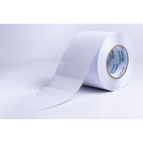 ETIQUETA GONDOLA BRANCA ADESIVA EM MATERIAL COUCHÊ 105X30 ENVIO EM 24 HORAS