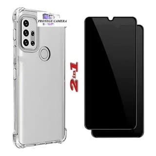 Capa Capinha Case Motorola Moto G10/G20/G30 + Pelicula Privacidade Anti Espião