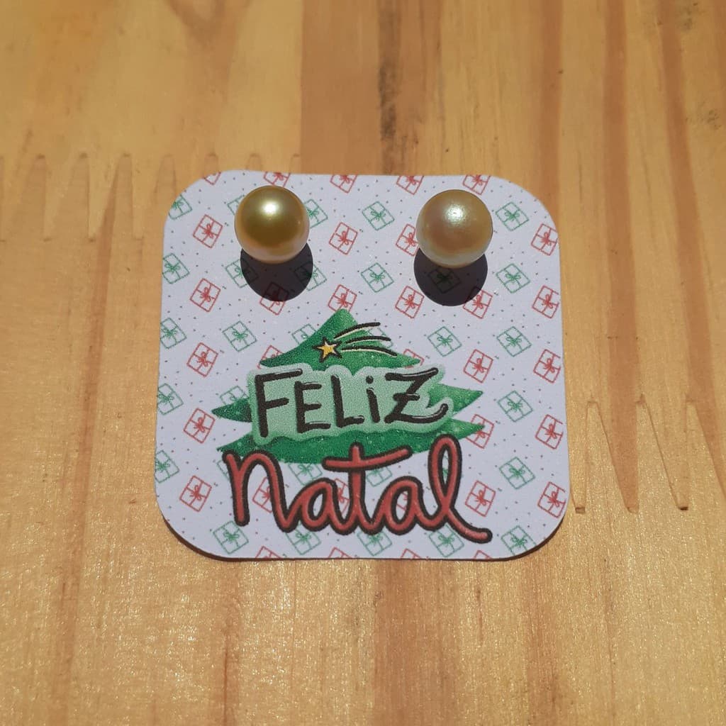 48 Tag de Brinco Natal 4 cm