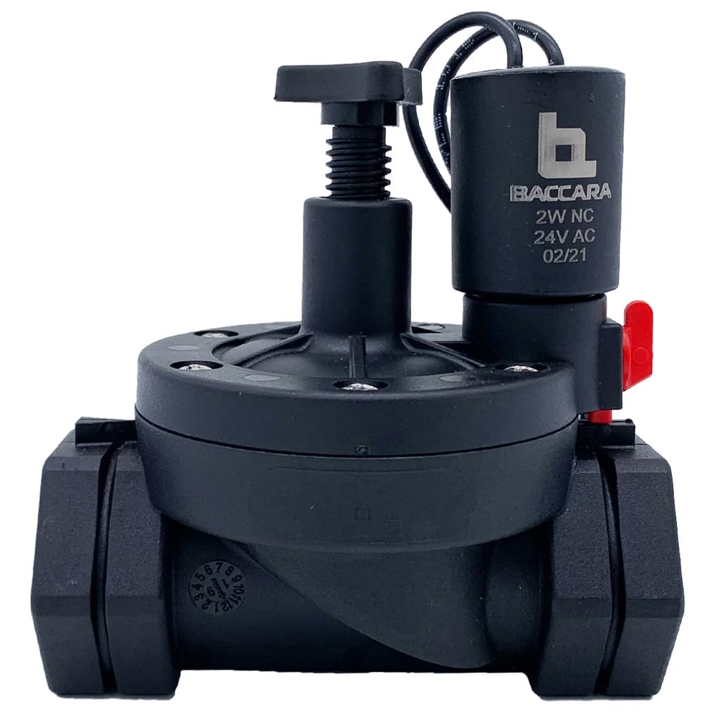 Valvula Solenoide Corpo Plastico 1" Normal Fechada 2 VIAS Baccara BSP