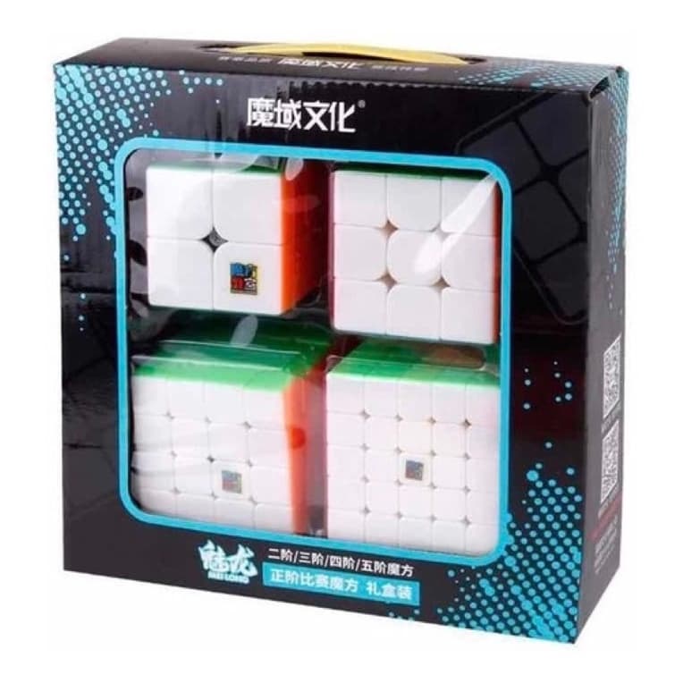 Kit Cubo Mágico Meilong Moyu 2x2 , 3x3 , 4x4 ,5x5