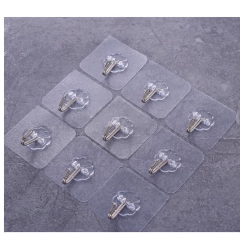 Ganchos Adesivo Parede Autocolante Casa Cozinha Quarto Banheiro Organizado 1\5\ unidades