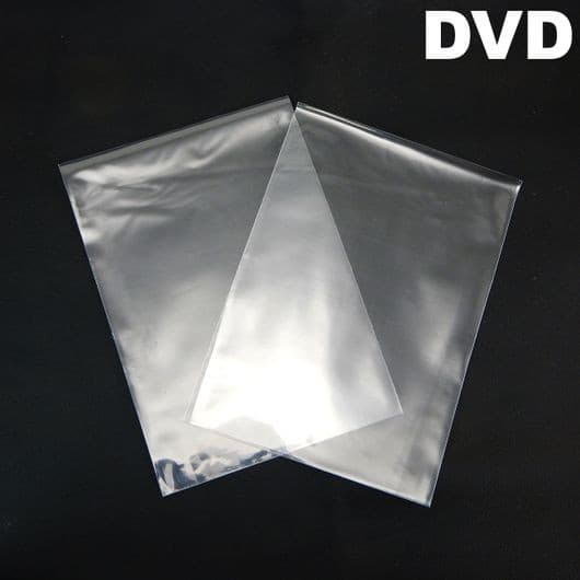 500 Envelopes De Plástico Transparente Embalar Mídia De Dvd com Encarte Liso Saquinho Sem Aba E Sem Cola 14x19cm