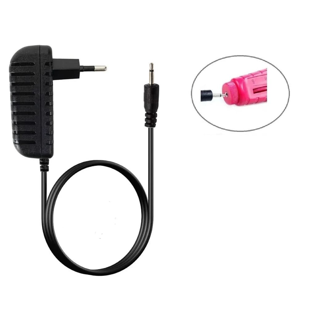 Fonte Adaptador Elétrica Para Motor De Unhas 9v - 2a Bivolt