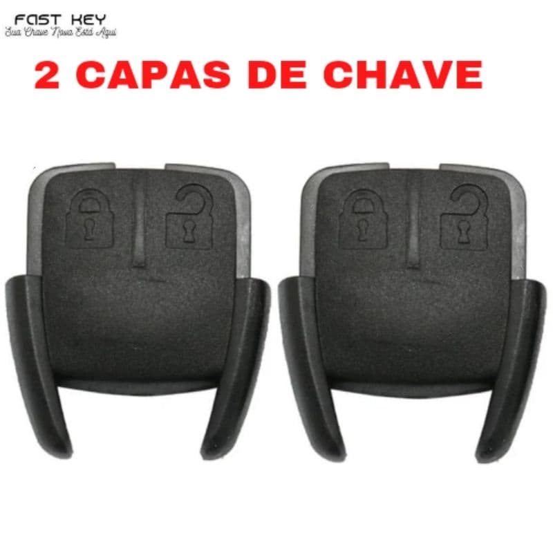 2 Capas Frontal Para Chave Gm Astra Corsa Celta Prisma Agile Vectra
