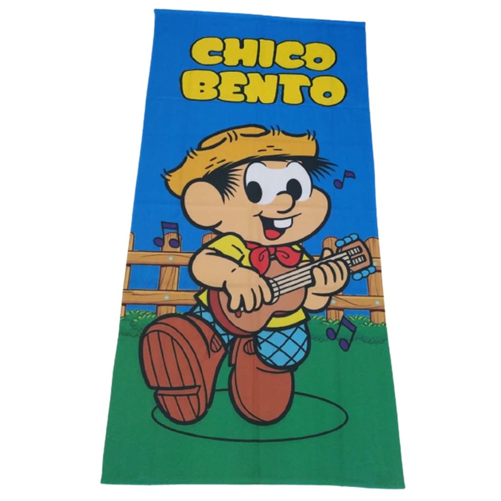 Toalha De Banho Infantil Desenho Chico Bento Turma Da Mônica