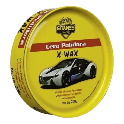 Cera Polidora Cremosa X-wax Polir Carro Moto Brilho Proteção