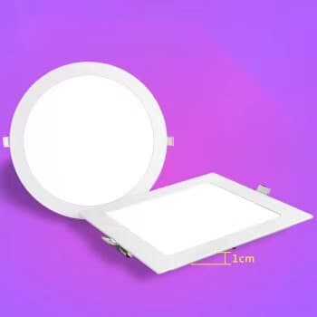 Painel Plafon Luminária alumínio 30x30 Led 24w Embutir Quadrado/Redondo Branco Frio 6000k Bivolt XLX