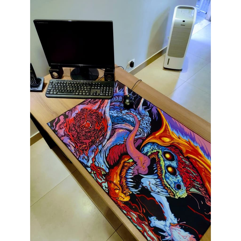 Mousepad Gamer hiper Grande - TEMA HYPER BEAST - ESCOLHA O TAMANHO