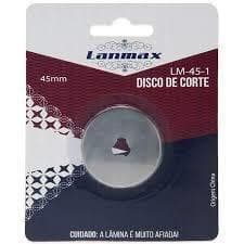 Disco de Corte - Lamina do cortador circular de 45mm patchwork Lanmax.