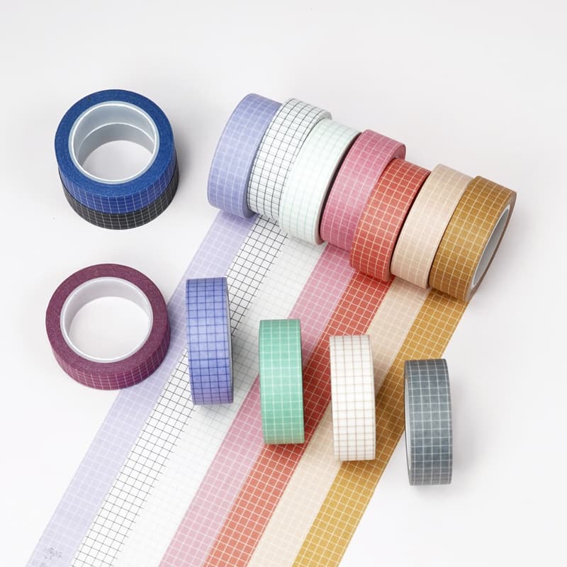 Enwei Fita Adesiva / Fita Washi De Cor Lisa De 10m Para Jornal / Scrapbooking / Artigos De Papelaria