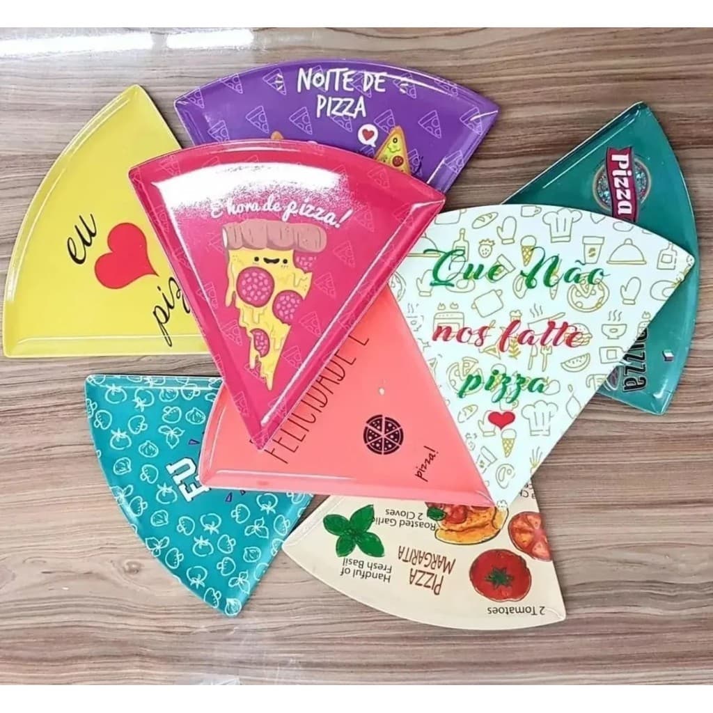 Prato Servir Fatia Pizza Melamina De Qualidade pratinho de jantar