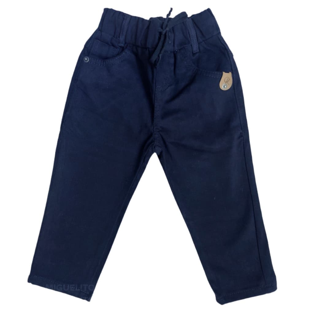Calça Sarja Masculina Infantil Com Elastano Varias Cores