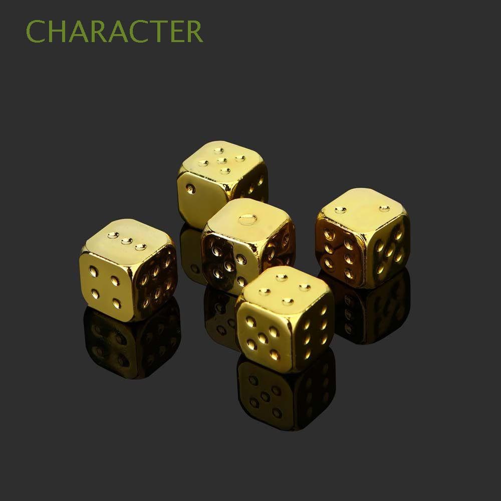 Jogos De Personagem/Dado De Ponto Quadrado 6 Lados/Multicolorido