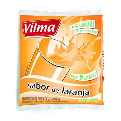 Kit Com 3  Sucos Refresco Em  Pó Vilma 1kg Faz 9 Litros