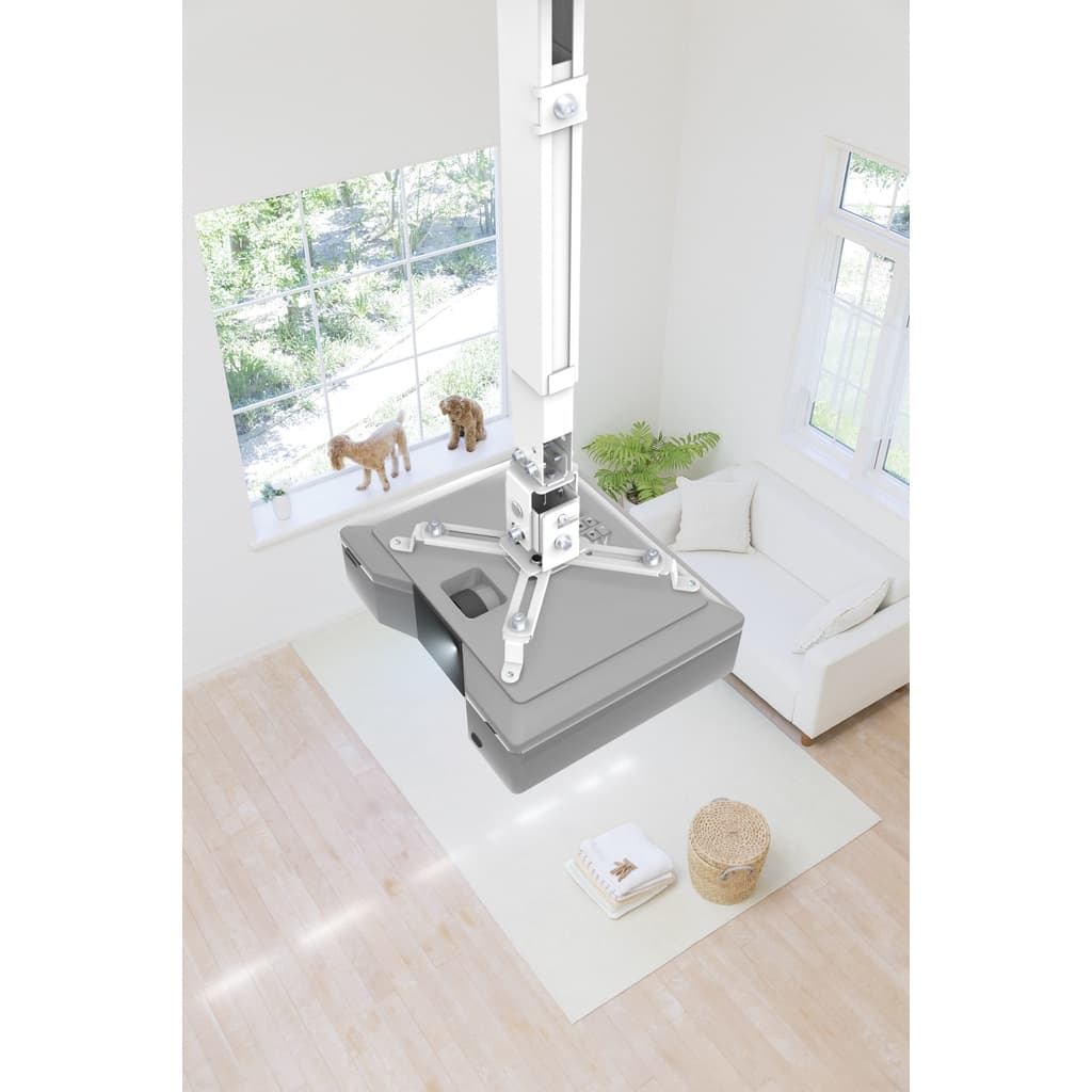 MT 305 Suporte 2 em 1 para Projetor - TETO ou PAREDE. (Ajuste de alturade 380 a 620mm)