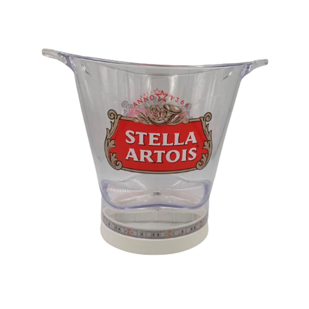 OFERTA Balde de gelo acrilico 4,5 lts Stela Artois sem led  com gravação,  Bar, Cozinha, Presente
