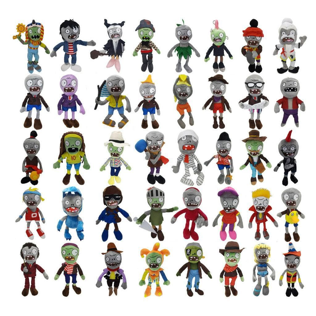 30 cm Plants Vs Zombies Pvz Plush Toys Stuffed Bonito 41 Estilos Pvz Zombies Cosplay Plush Toy Boneca Presentes