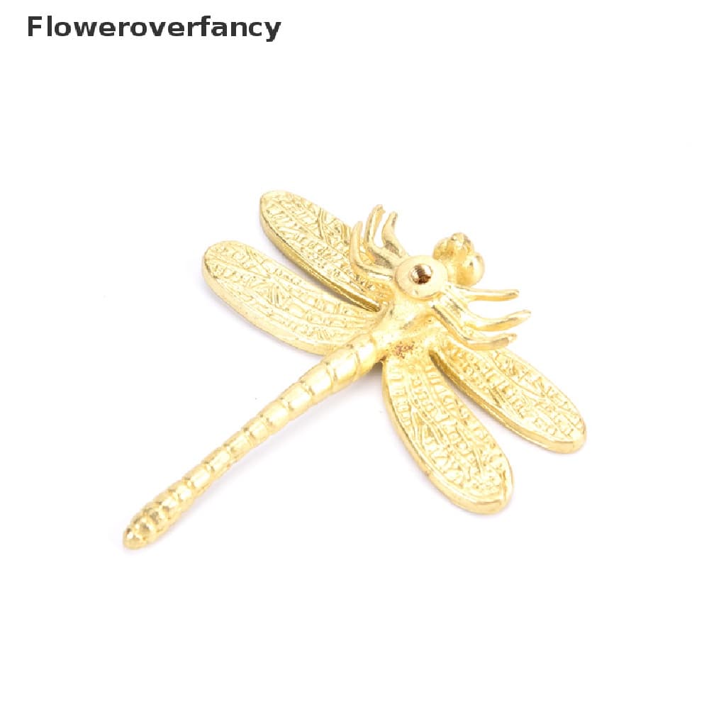 FFBR Maçaneta De Latão Libélula Simples Armário Nórdico Ouro Gaveta De Cobre Puro