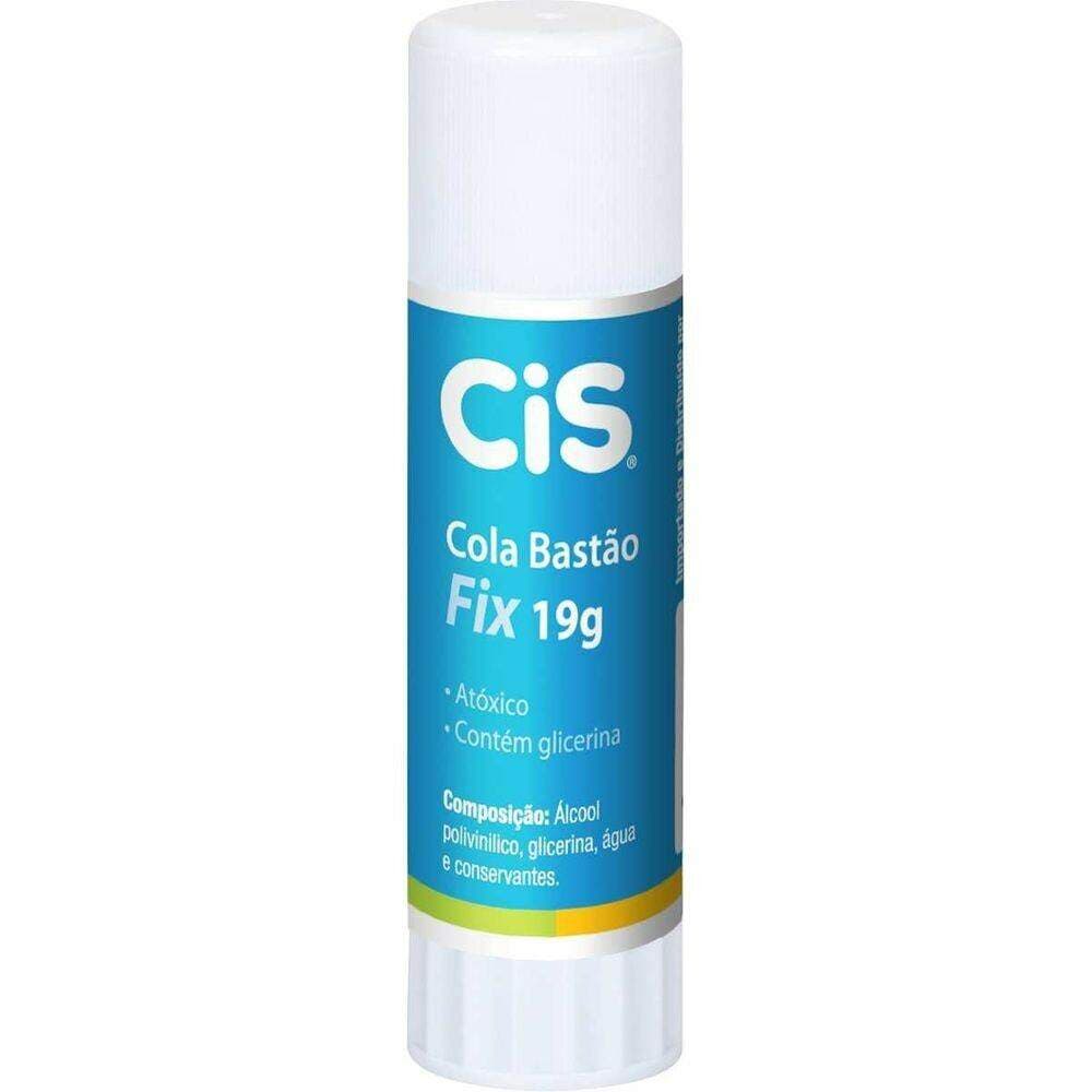 Cola em bastão CIS escolar glicerina fix 19g
