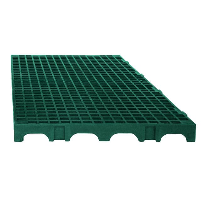 Piso Estrado Palete Deck de Plástico  Verde
